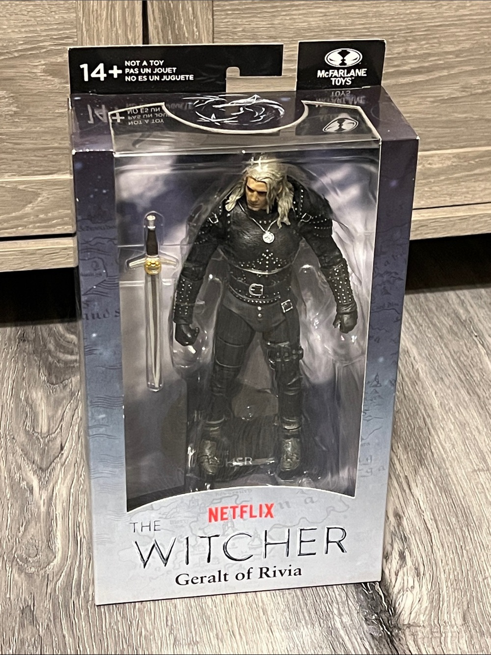 McFarlane Toys The Witcher Geralt of Rivia Action Figure - Black